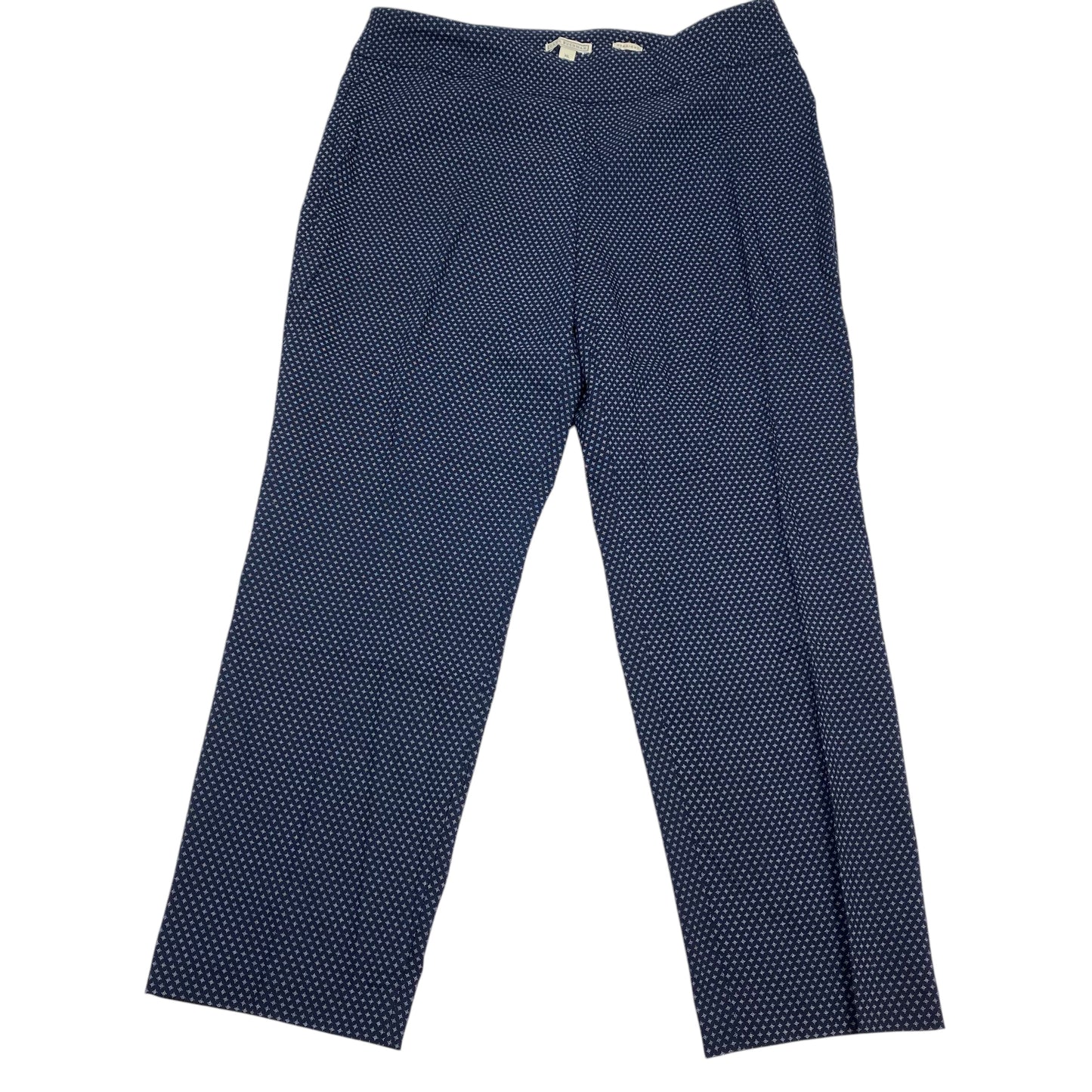 Pants Cropped By Dana Buchman In Navy, Size: Xl