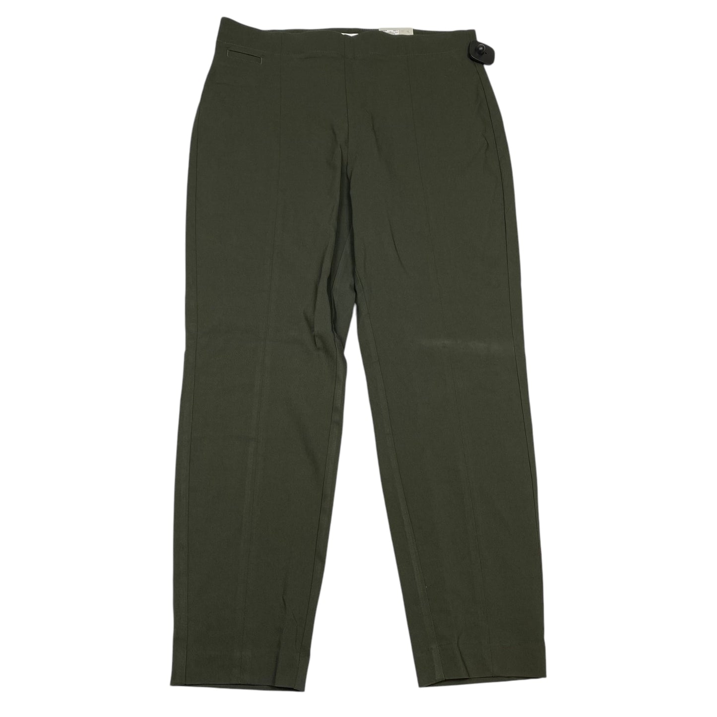 Pants Cropped By Croft And Barrow In Green, Size: 14