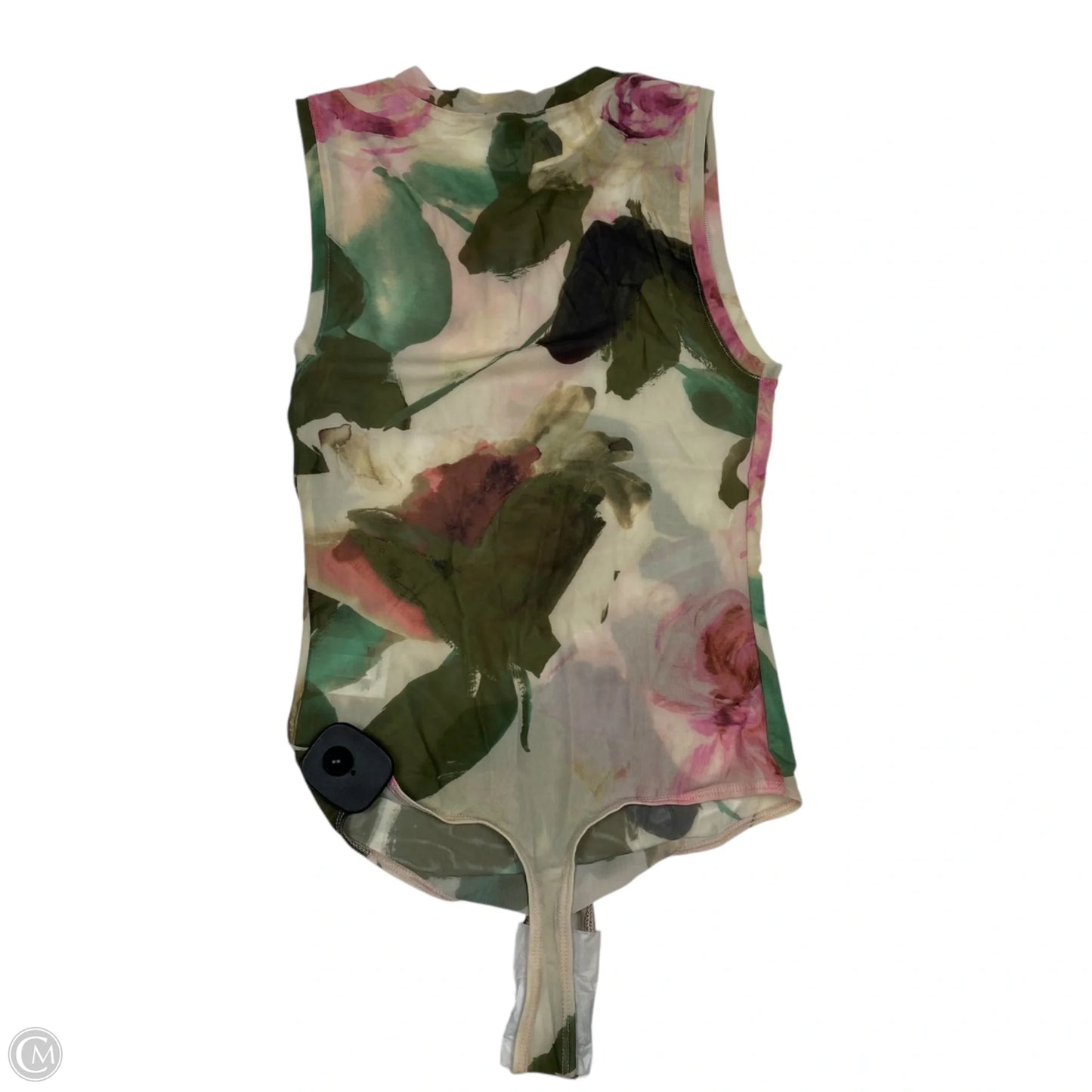 Bodysuit By Express In Floral Print, Size: Xs