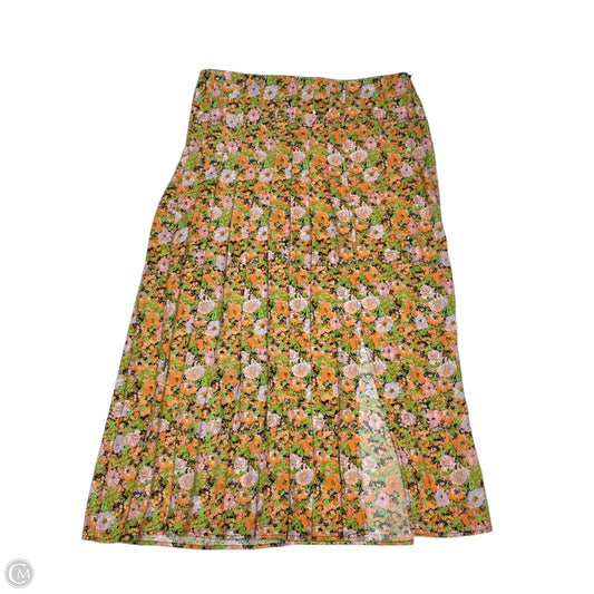 Skirt Maxi By Open Edit In Floral Print, Size: Xl