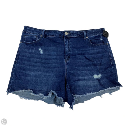 Shorts By Arula In Blue Denim, Size: 20