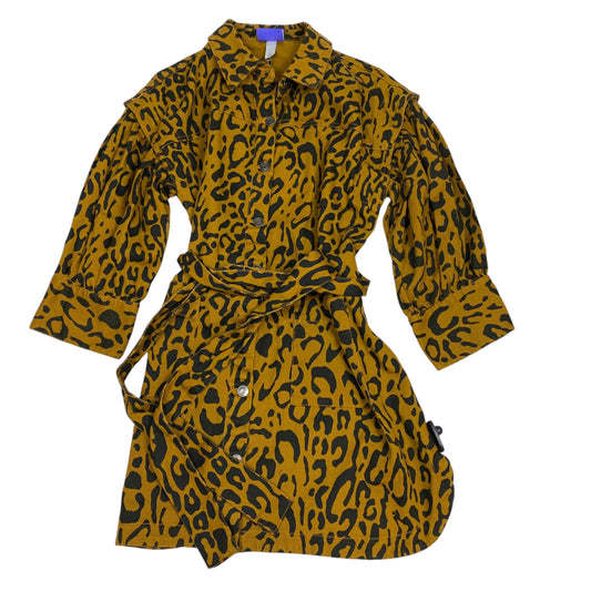 Dress Casual Short Designer By Future Collective In Animal Print, Size: L