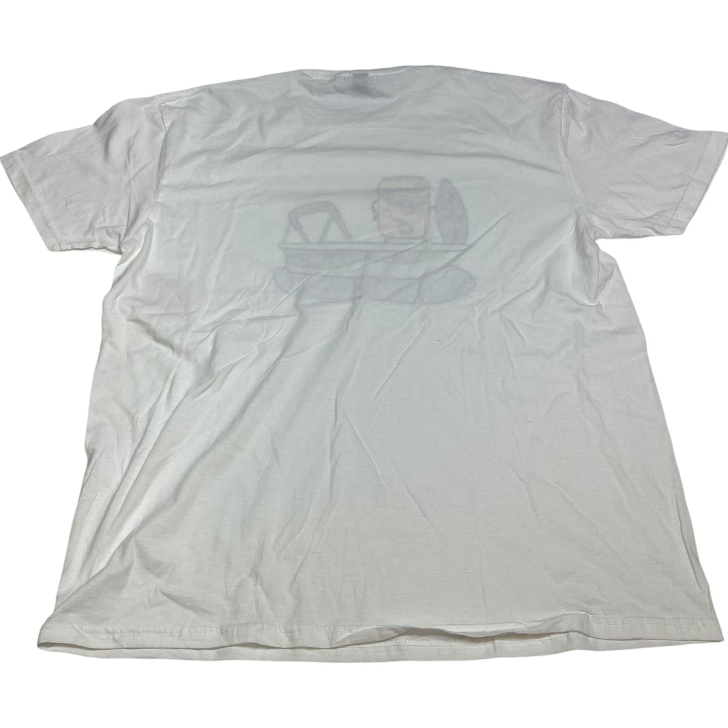 Top Short Sleeve By Gildan In White, Size: Xl