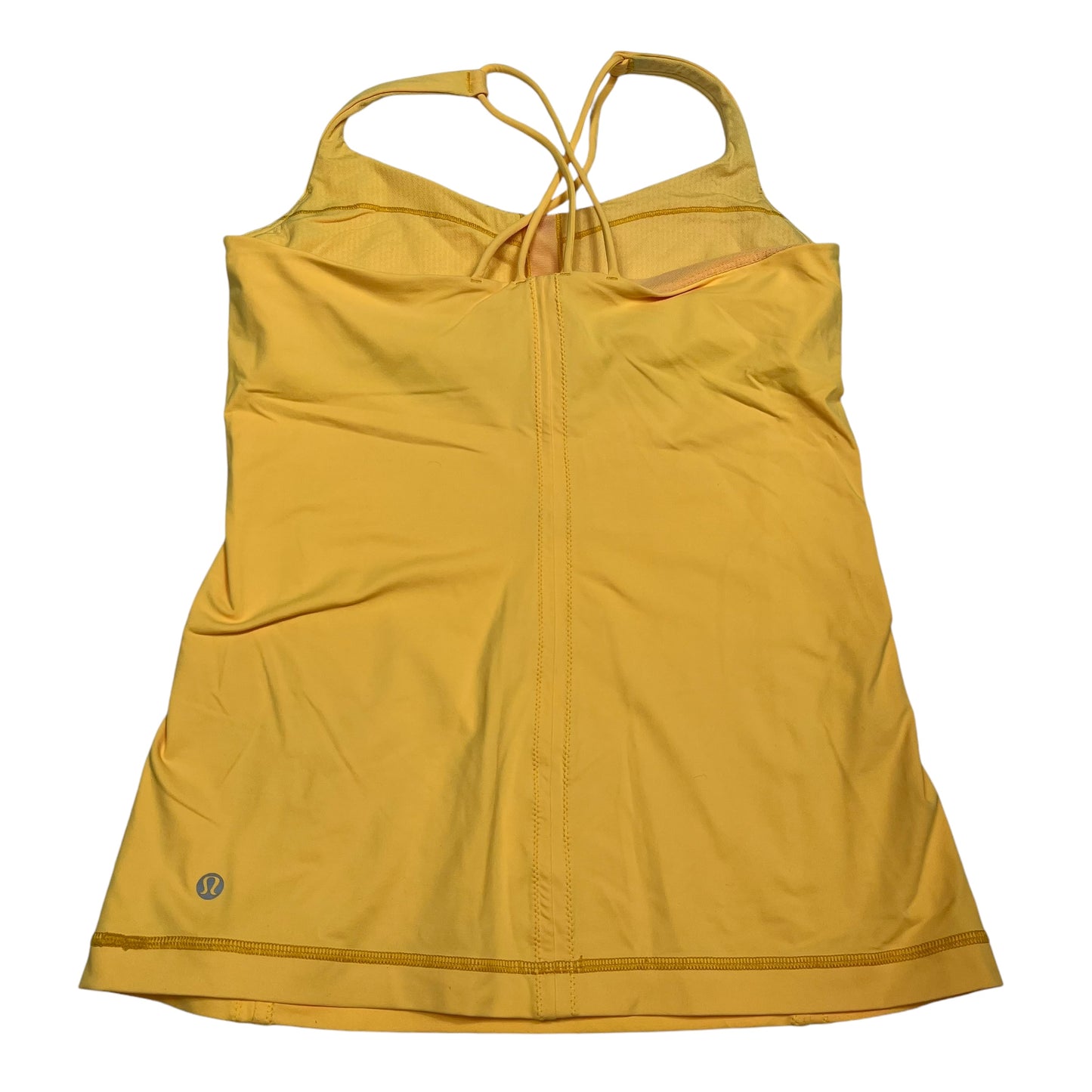 Athletic Tank Top By Lululemon In Yellow, Size: 8