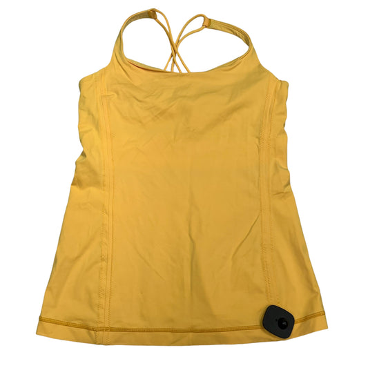 Athletic Tank Top By Lululemon In Yellow, Size: 8