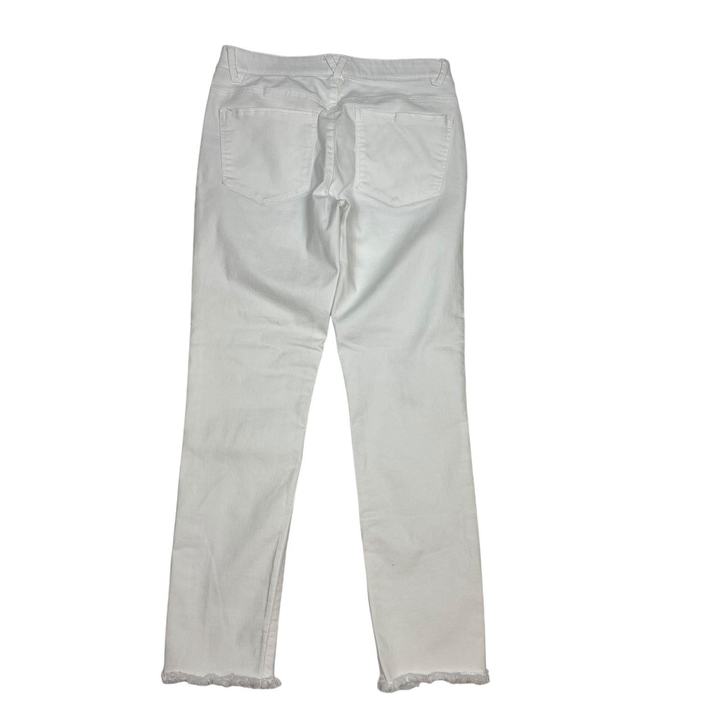 Jeans Straight By Democracy In White Denim, Size: 4