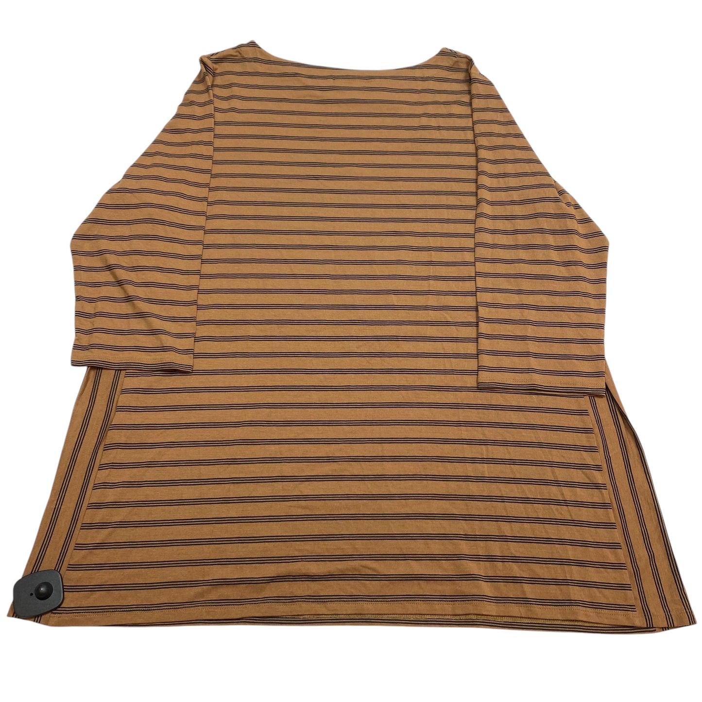 Top Long Sleeve By J. Jill In Brown, Size: Xl