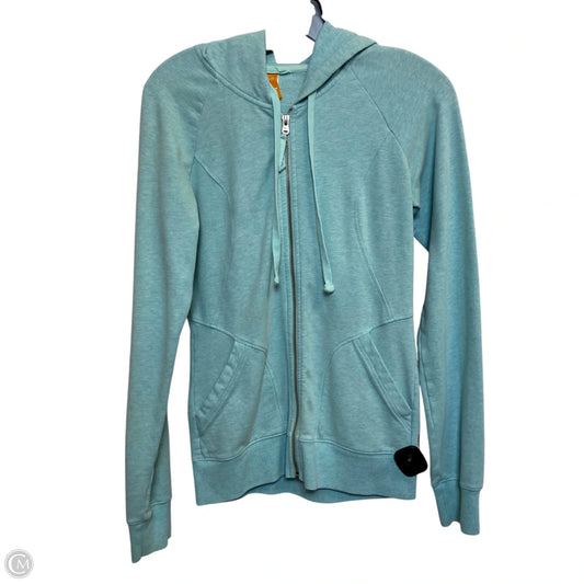 Athletic Jacket By Lucy In Blue, Size: Xs