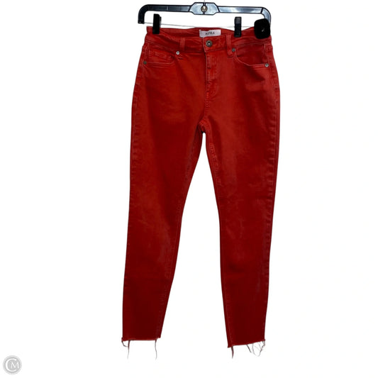 Jeans Skinny By Pistola In Red Denim, Size: 4