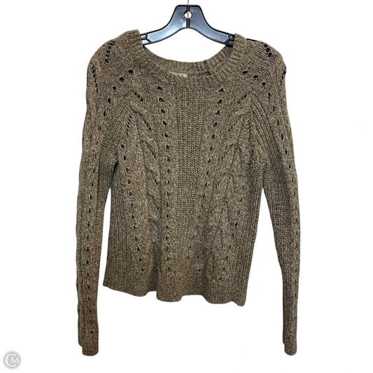 Sweater By Lucky Brand In Brown, Size: M