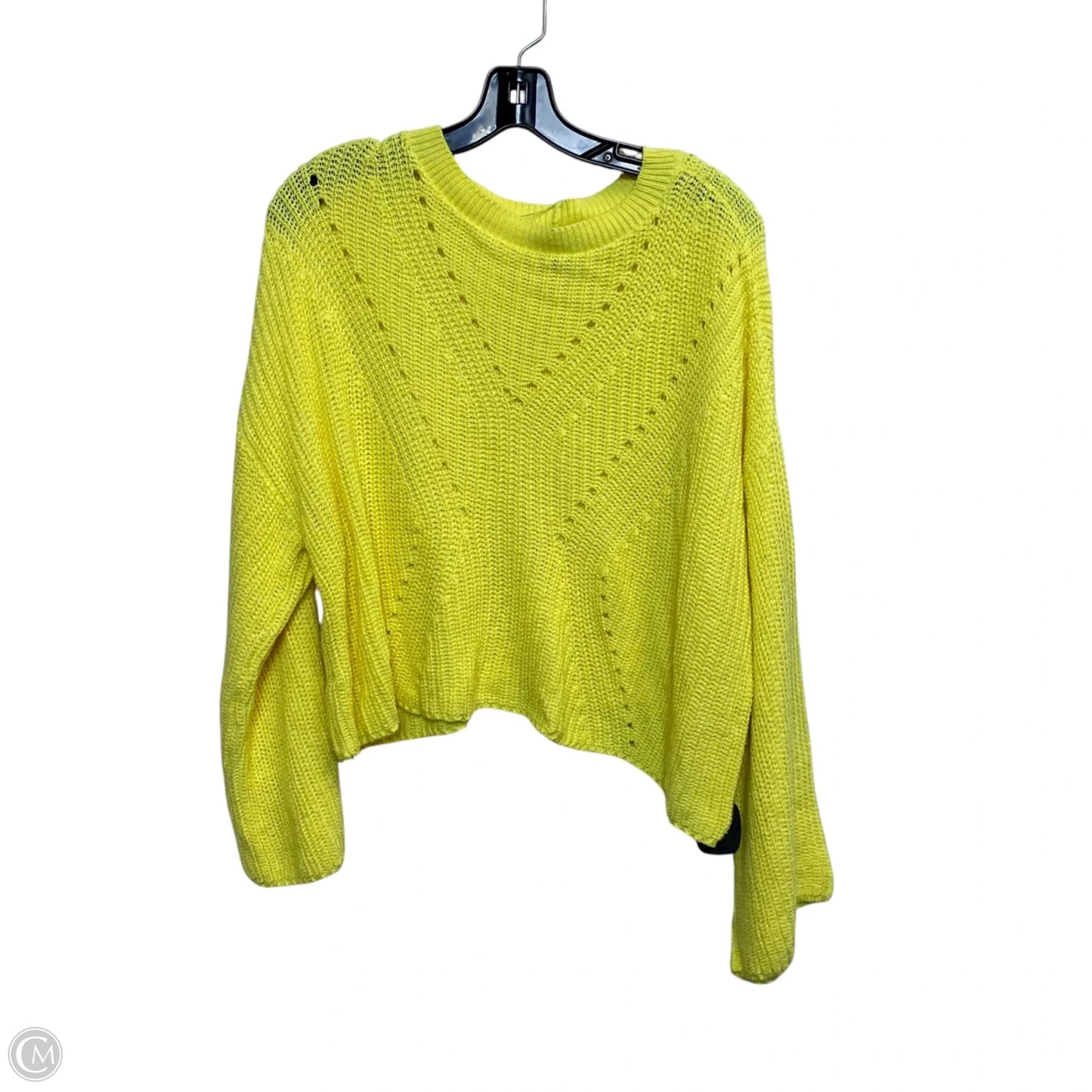 Sweater By Ana In Yellow, Size: L