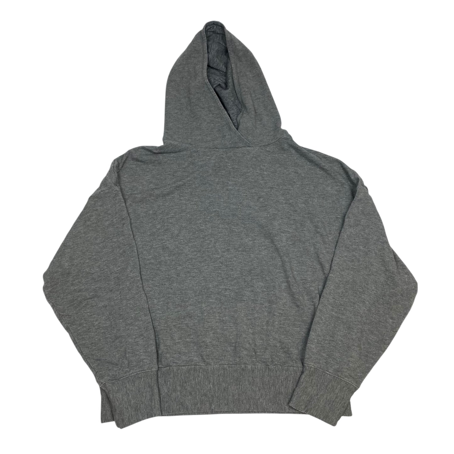 Athletic Sweatshirt Hoodie By Fabletics In Grey, Size: L