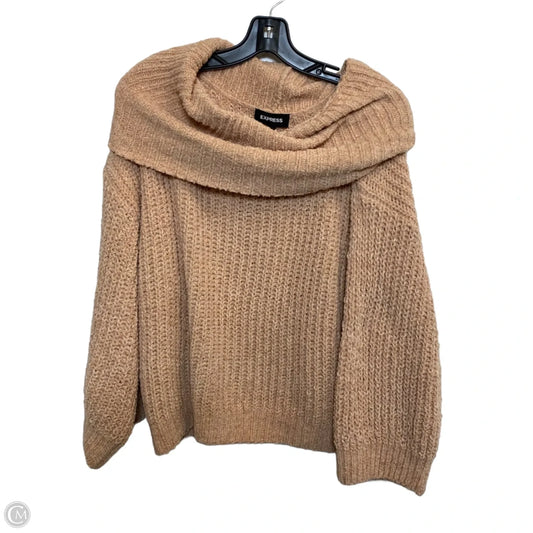 Sweater By Express In Orange, Size: M