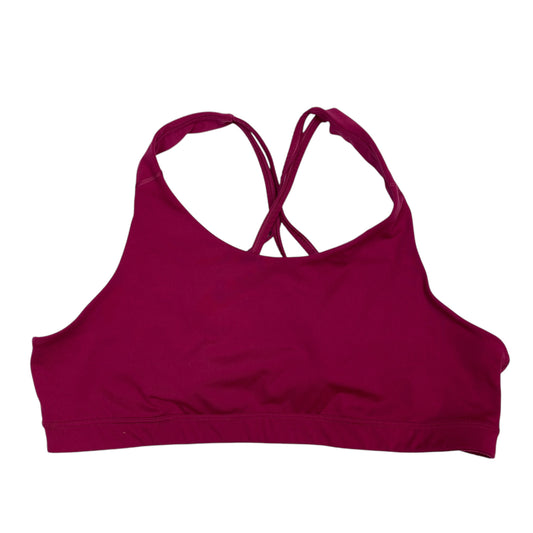 Athletic Bra By Old Navy In Pink, Size: Xxl