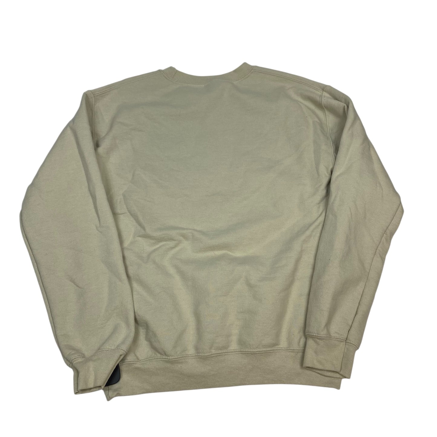 Sweatshirt Crewneck By Gildan In Tan, Size: S