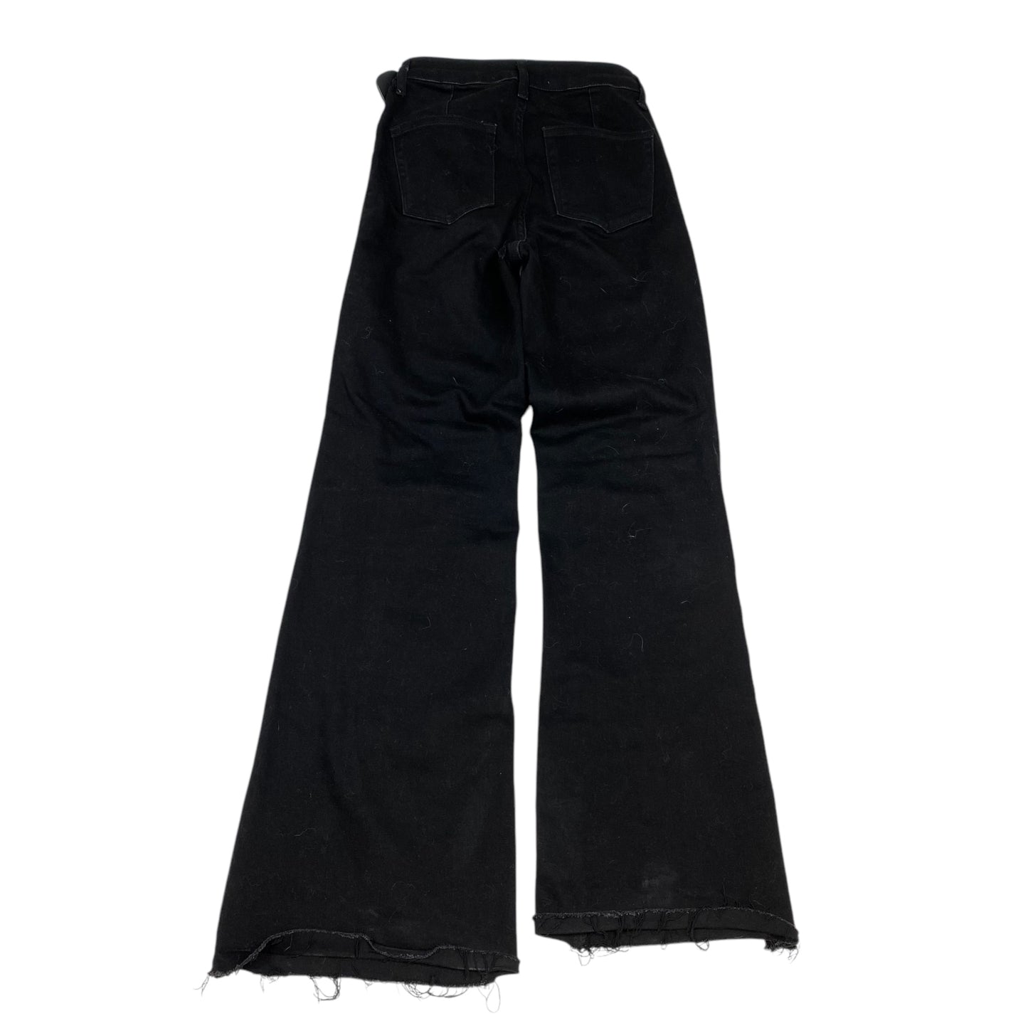 Jeans Flared By Bridge by Gly In Black Denim, Size: 0