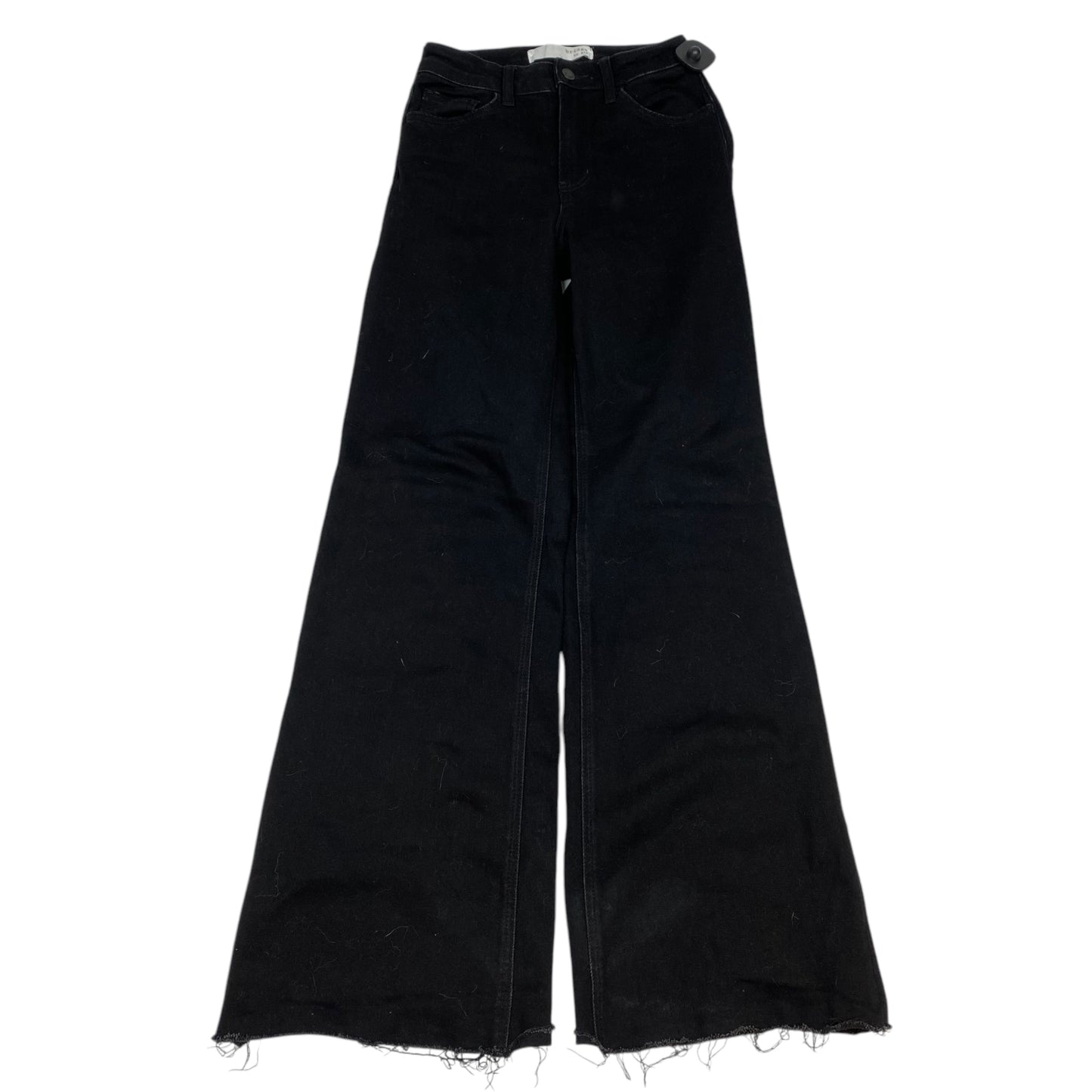 Jeans Flared By Bridge by Gly In Black Denim, Size: 0