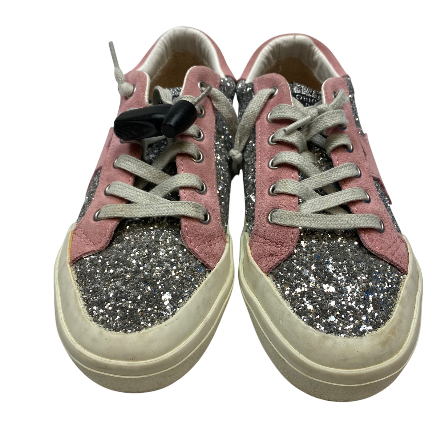 Shoes Sneakers By Vintage Havana In Pink & Silver, Size: 6