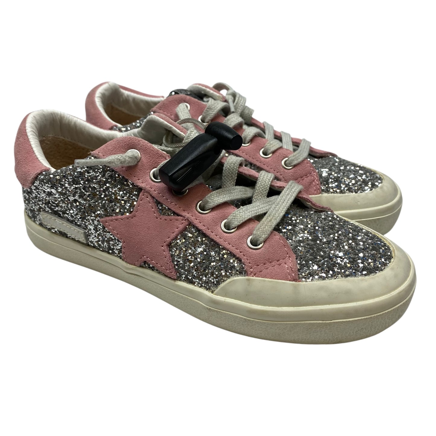 Shoes Sneakers By Vintage Havana In Pink & Silver, Size: 6