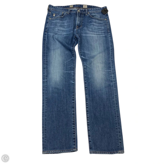Jeans Designer By Adriano Goldschmied In Blue Denim, Size: 14