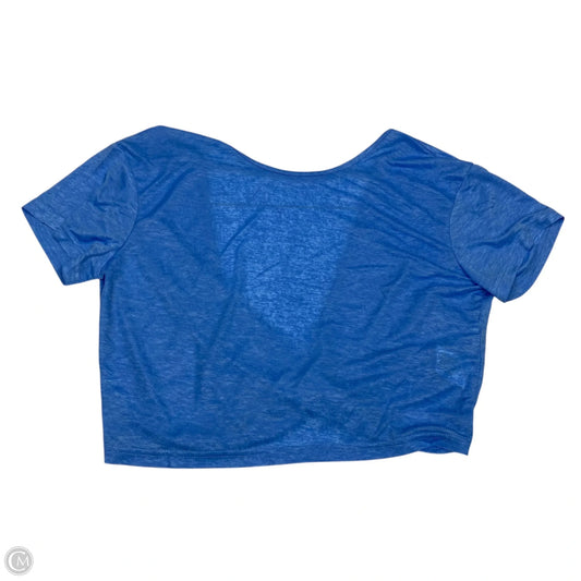 Top Short Sleeve By Clothes Mentor In Blue, Size: M