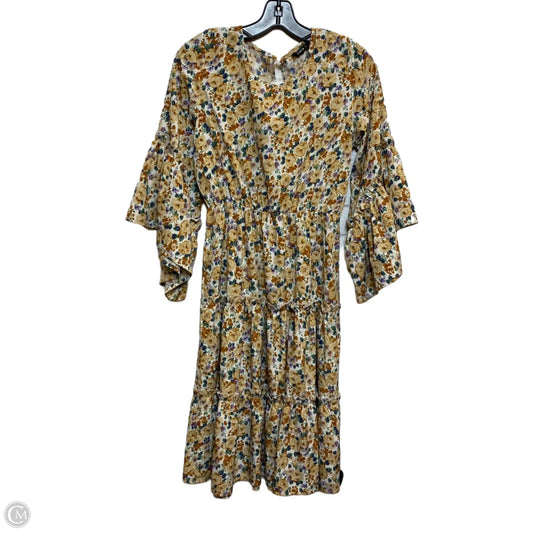 Dress Casual Short By Shein In Yellow, Size: Xs