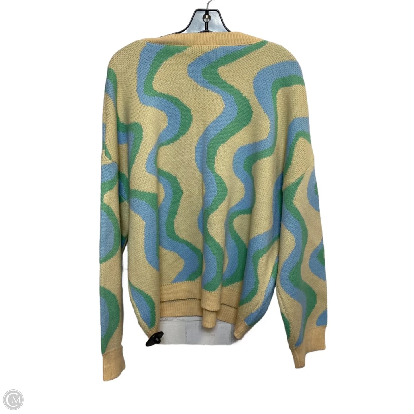 Sweater By Bailey Rose In Tan, Size: L