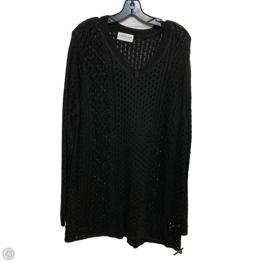 Sweater By First Love In Black, Size: 3x