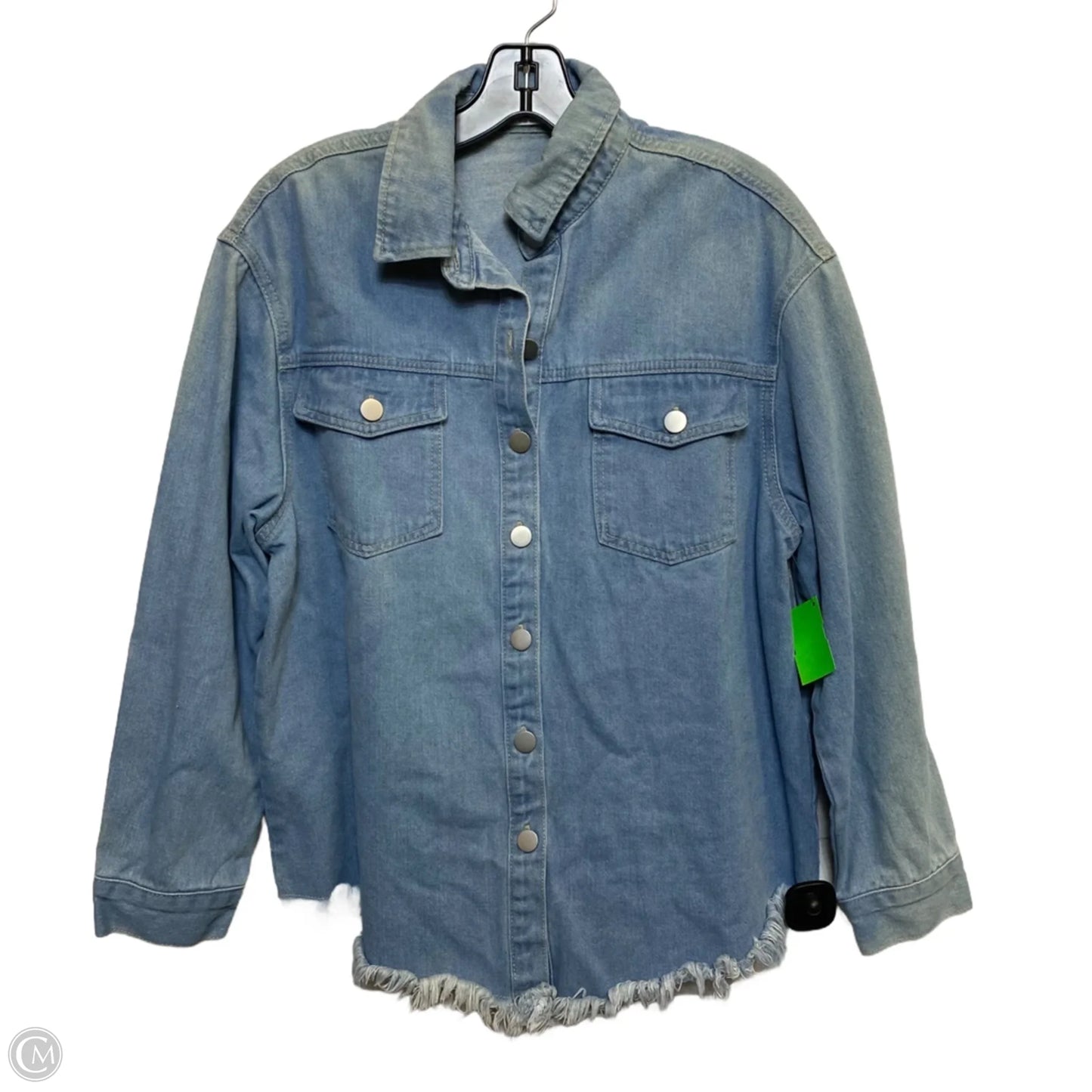 Jacket Denim By Zeagoo In Blue Denim, Size: S