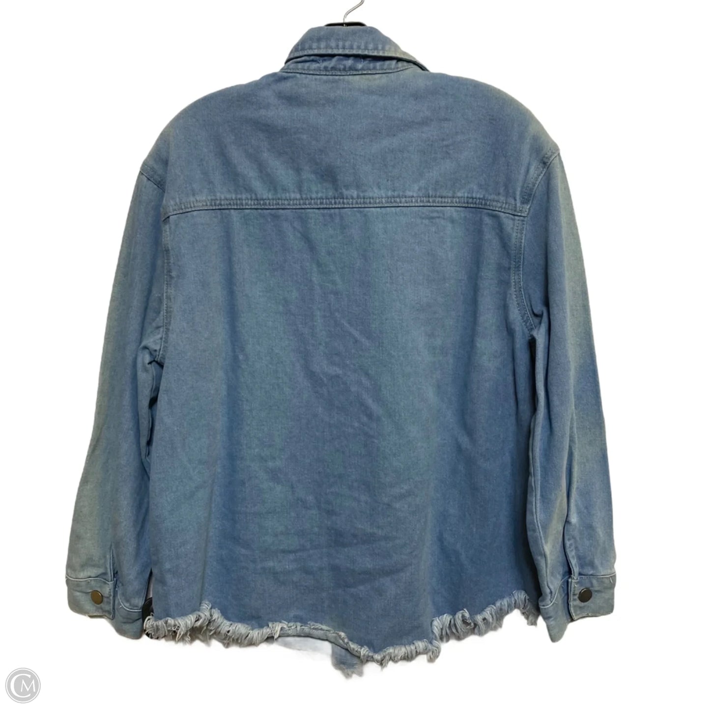 Jacket Denim By Zeagoo In Blue Denim, Size: S