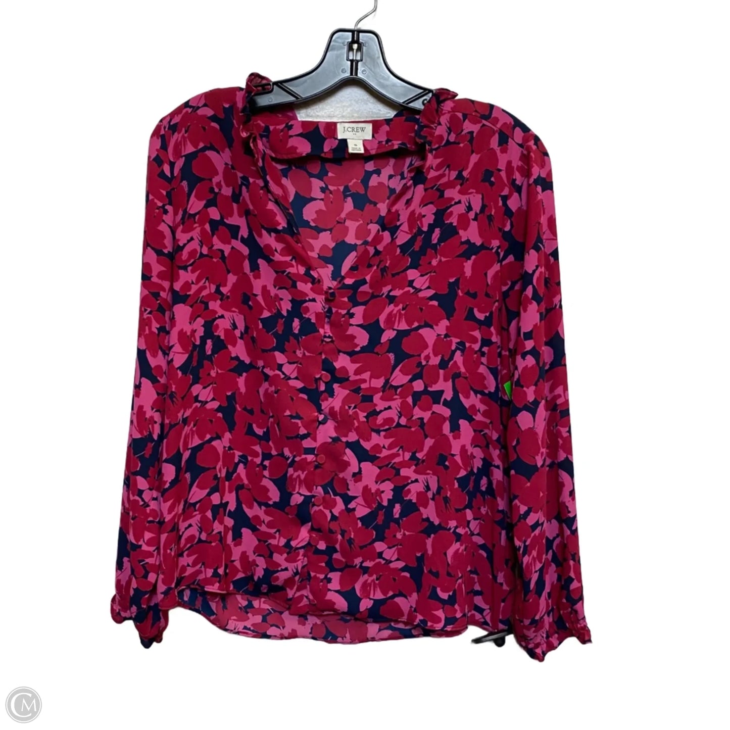 Top Long Sleeve By J. Crew In Pink, Size: S