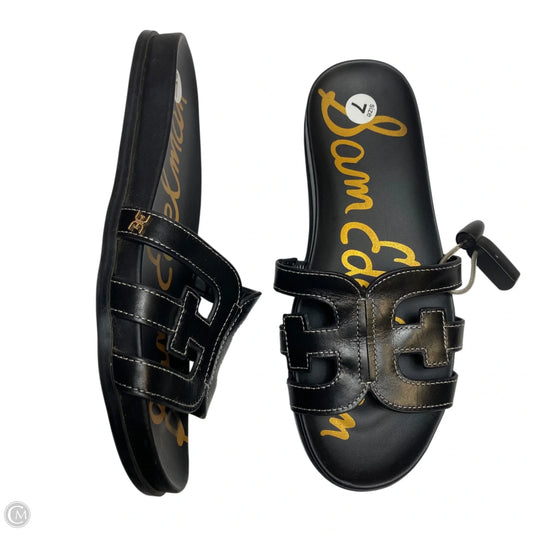 Sandals Flats By Sam Edelman In Black, Size: 7