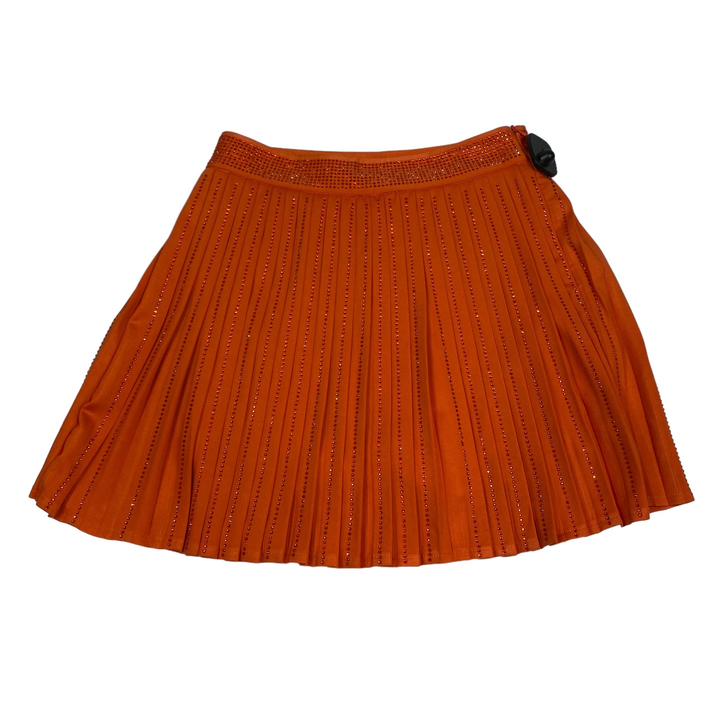 Orange Skirt Mini & Short Nylon , Size M