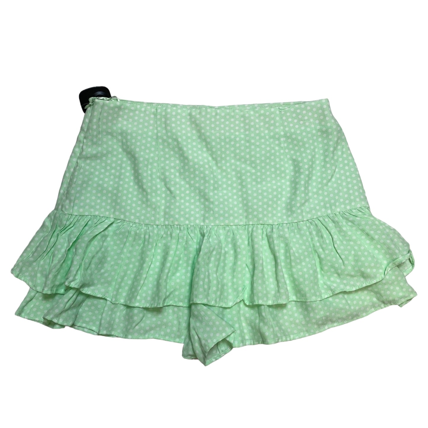 Green Skirt Mini & Short Zara, Size M