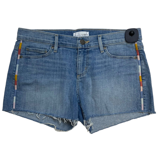 Blue Denim Shorts Loft, Size 4