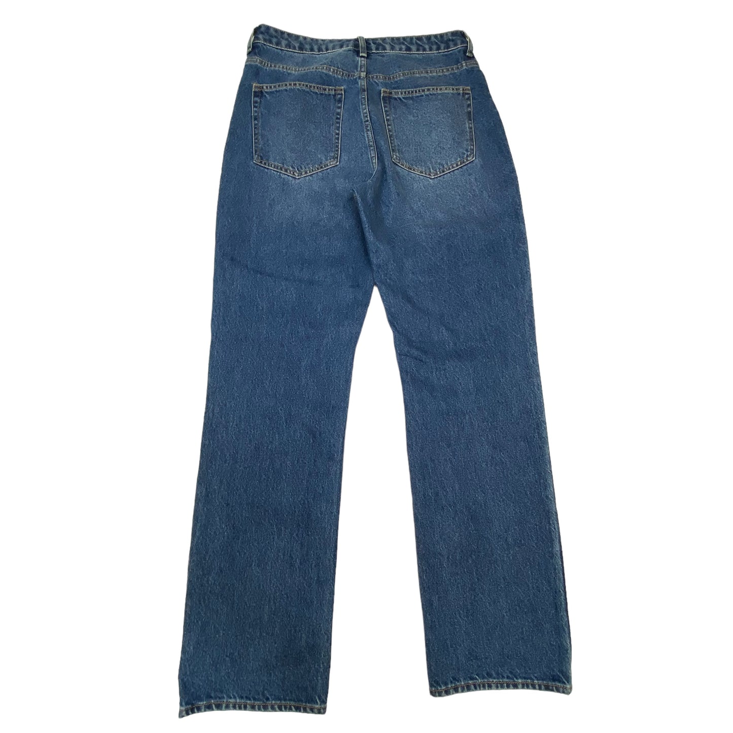 Blue Denim Jeans Straight H&m, Size 8
