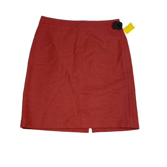 Red Skirt Mini & Short J. Crew, Size M