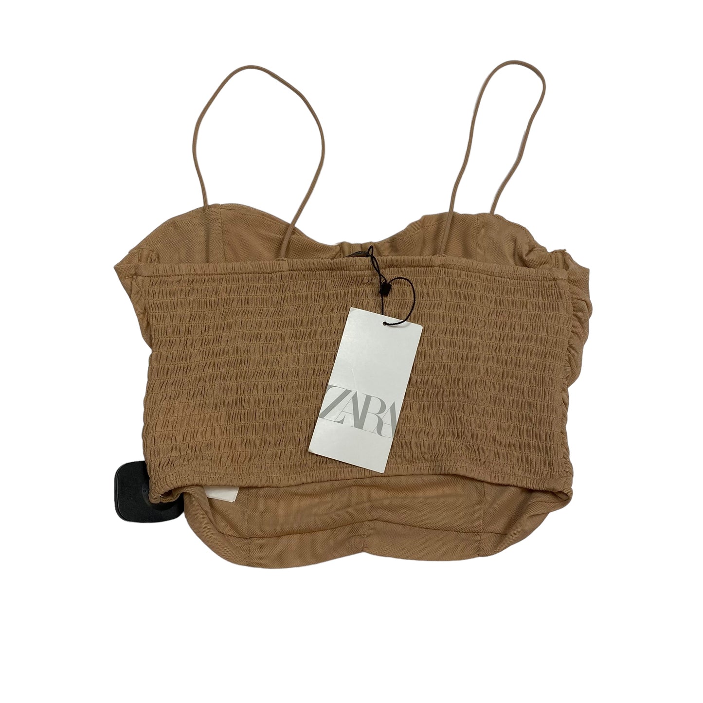 Tan Top Sleeveless Zara, Size L