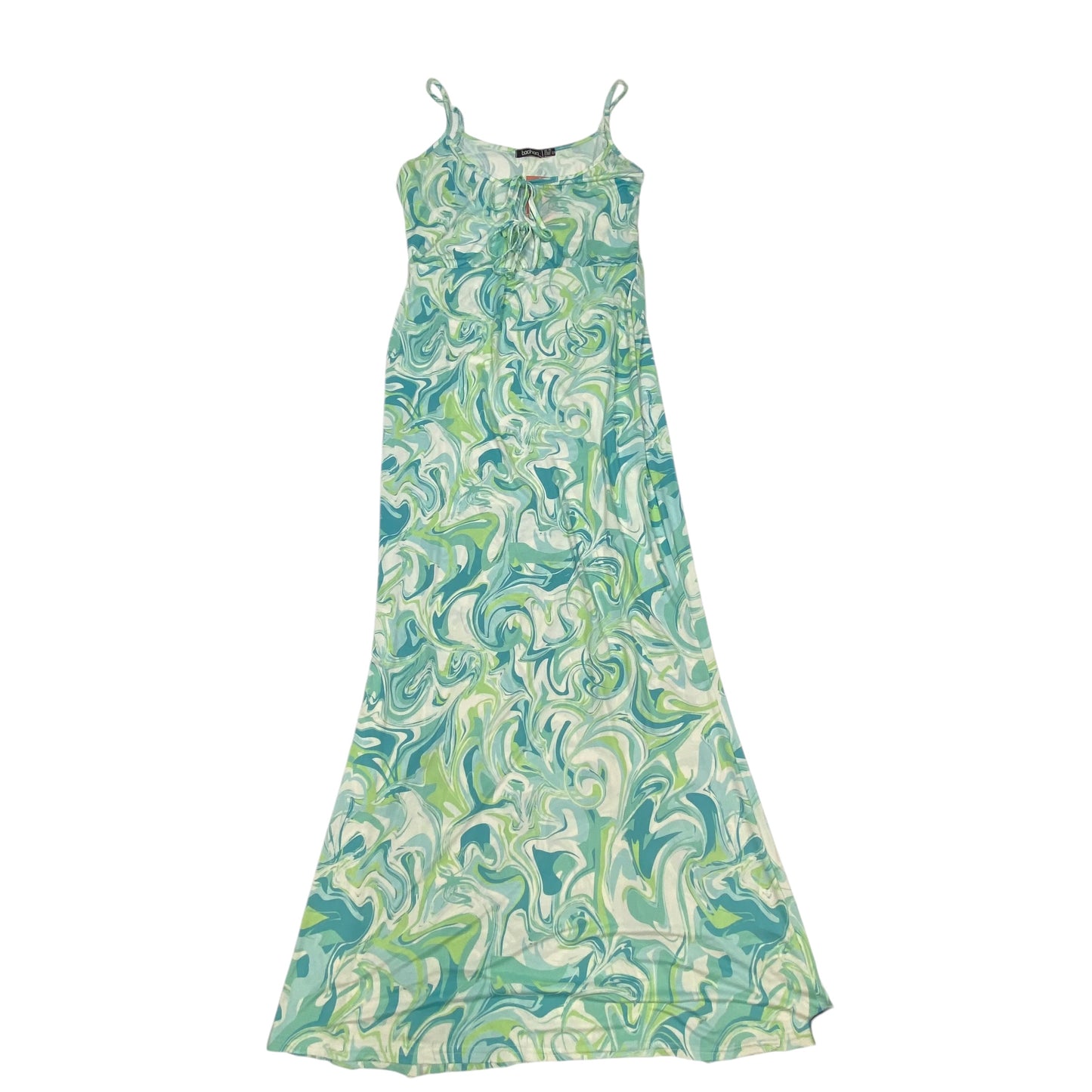 Dress Casual Maxi By Boohoo Boutique In Green, Size: L