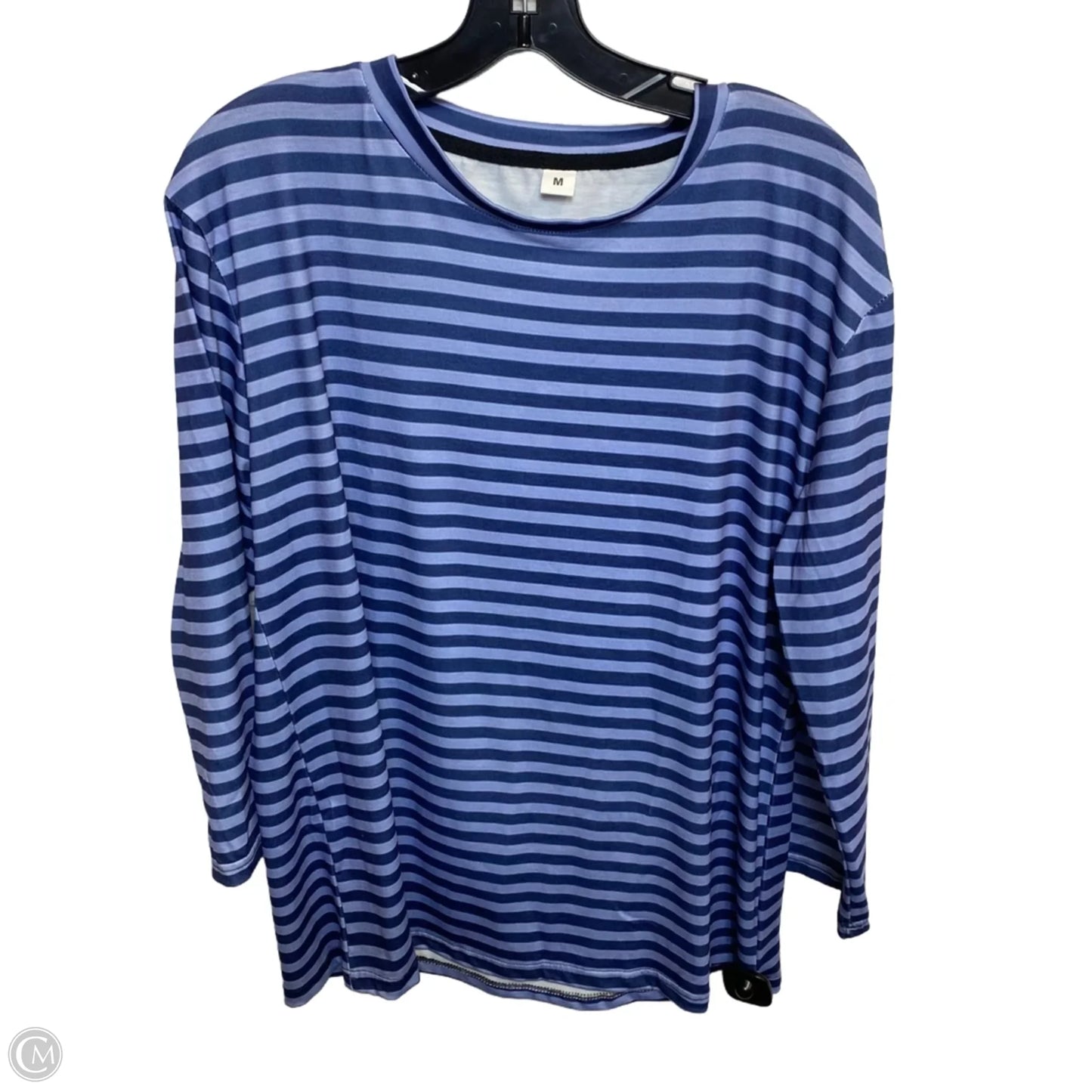 Top Long Sleeve Basic By Cmf In Blue, Size: M