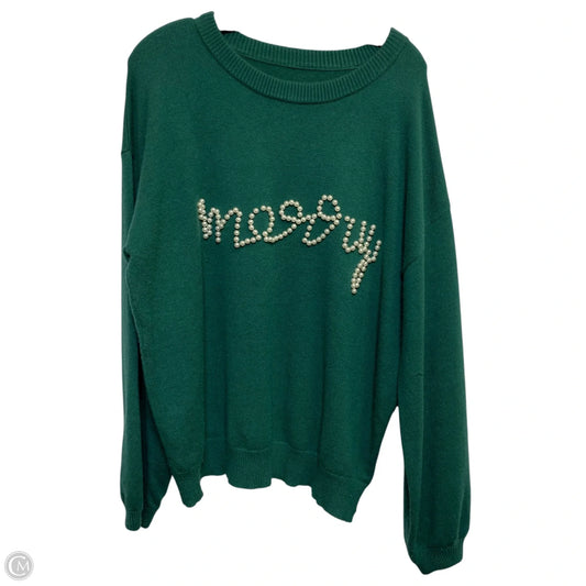 Sweater By Cmf In Green, Size: Xl