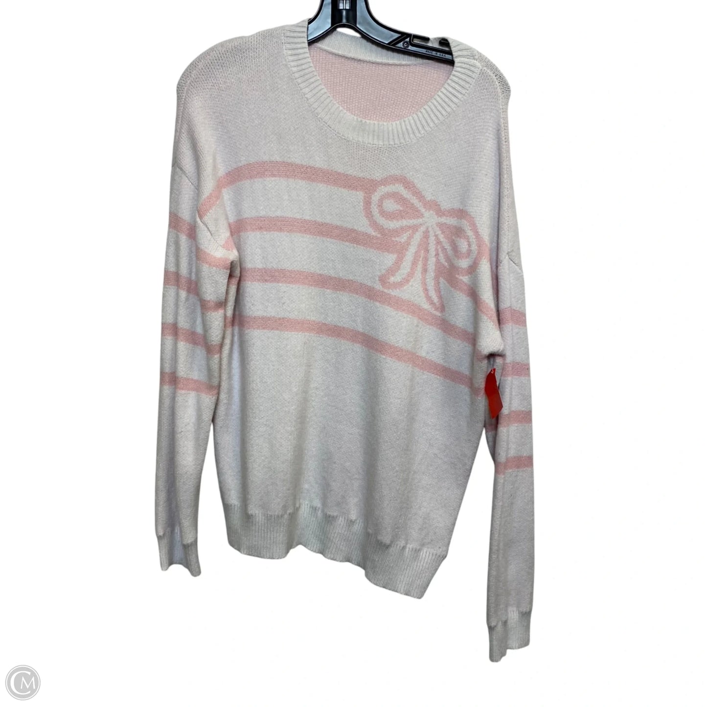 Sweater By Cmf In Pink, Size: L