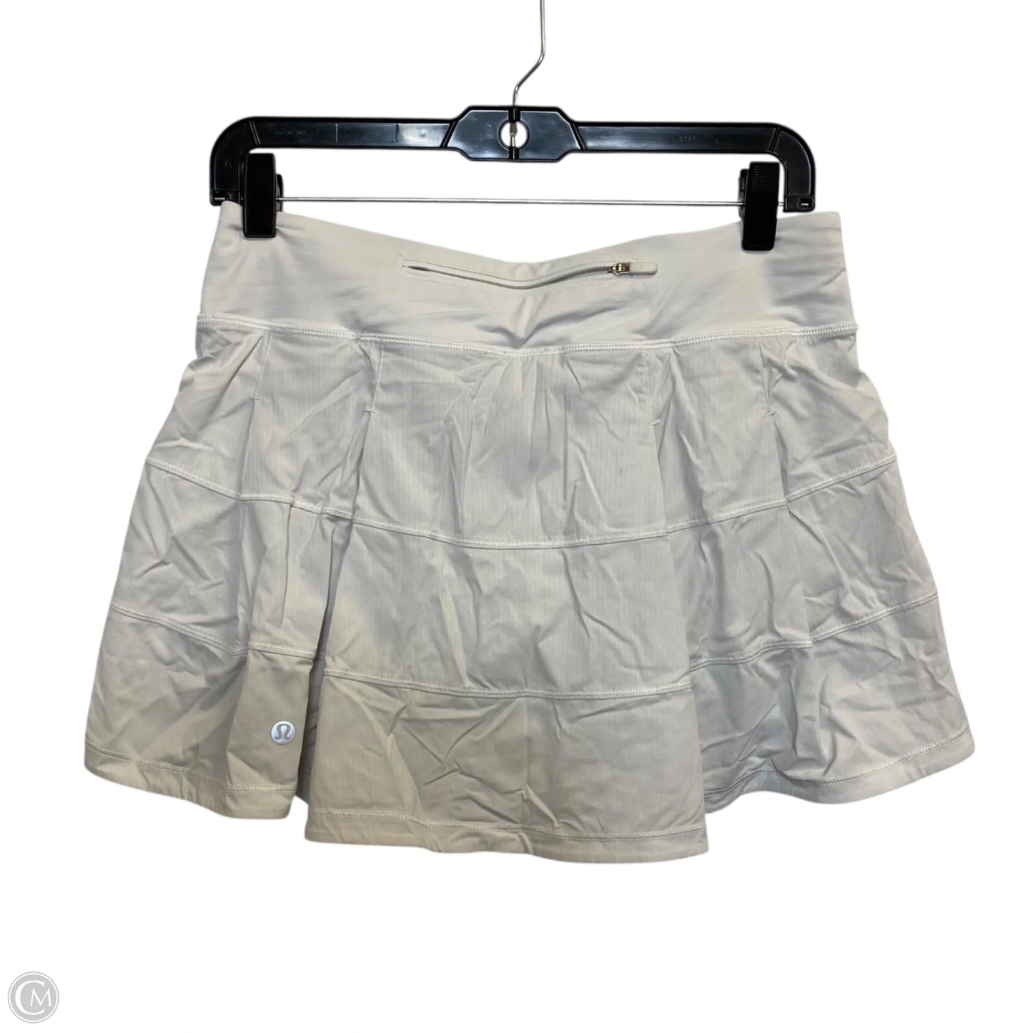 Athletic Shorts By Lululemon In White, Size: S