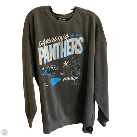 Sweatshirt Crewneck By Comfort Colors In Grey, Size: 3x