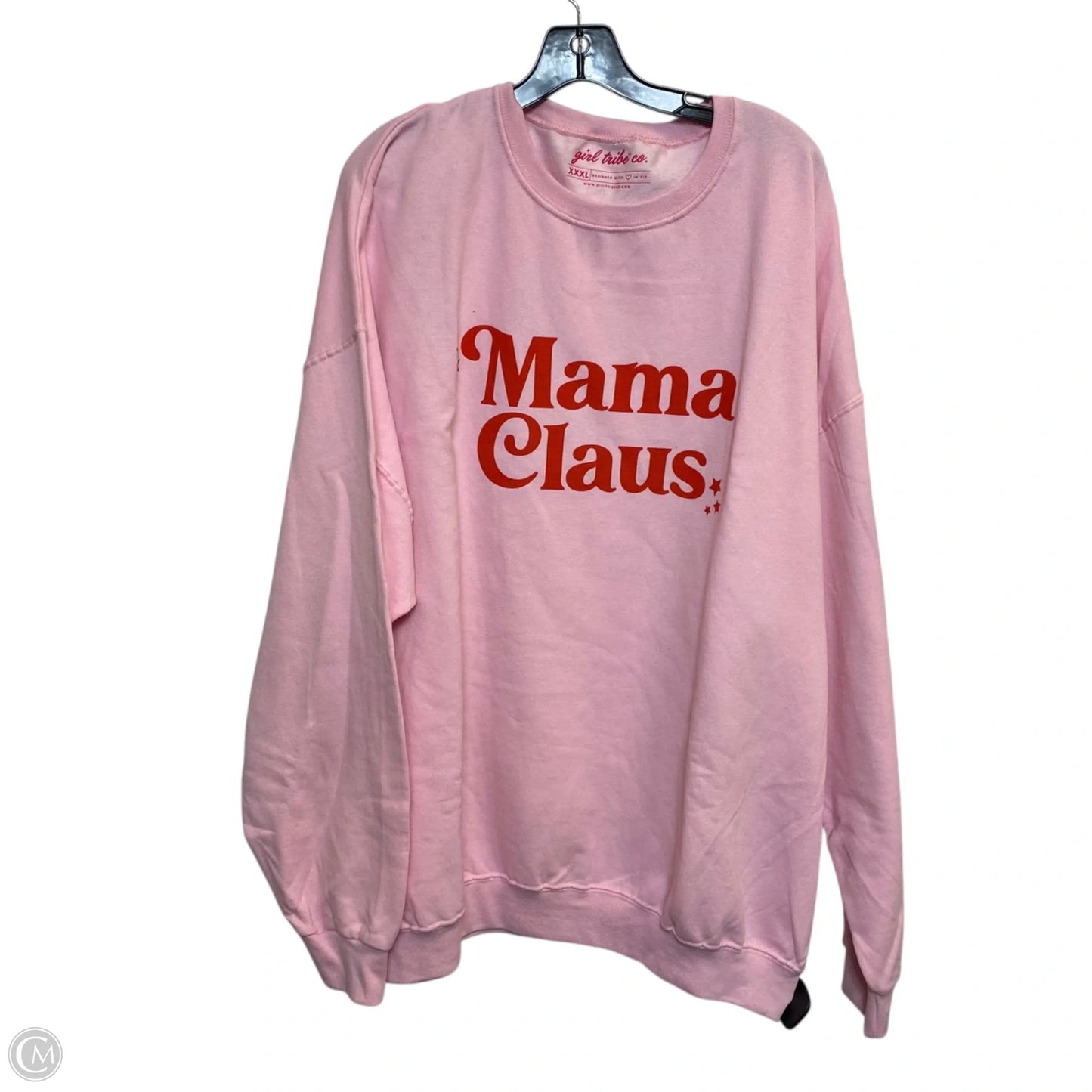 Sweatshirt Crewneck By Girl Tribe Co In Pink, Size: 2x
