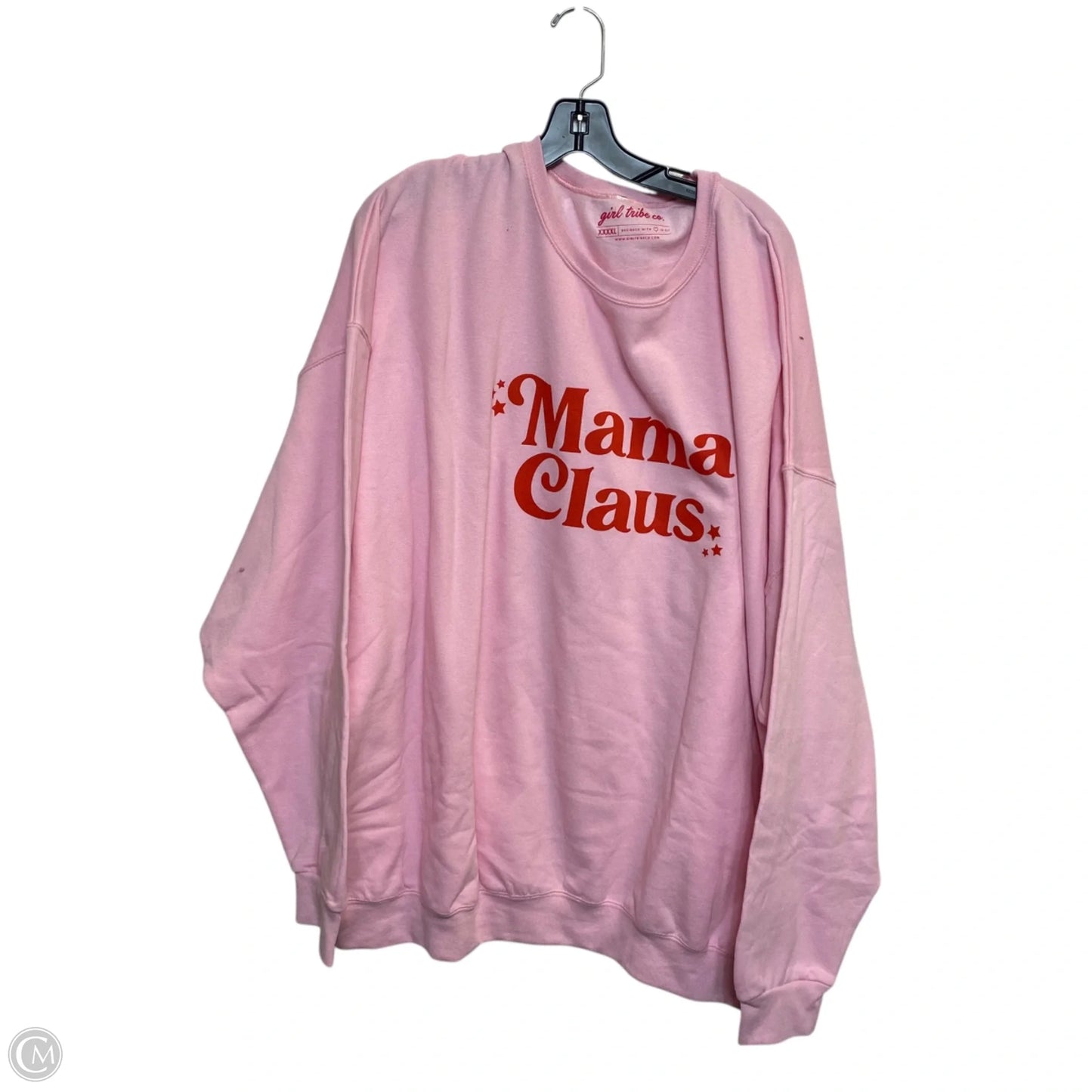 Sweatshirt Crewneck By Girl Tribe Co In Pink, Size: 3x