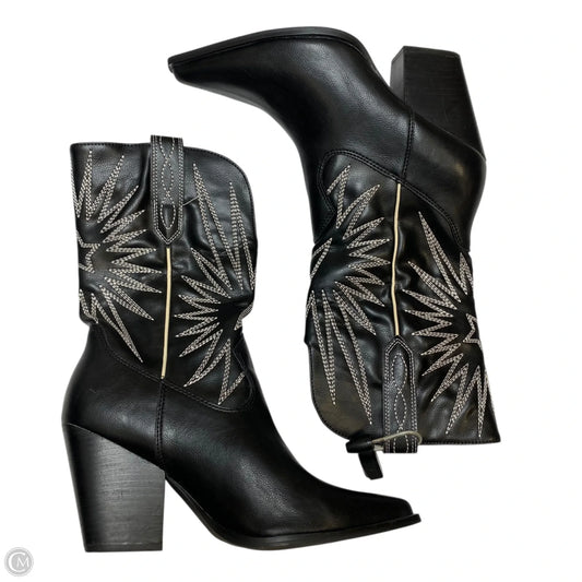 Boots Western By Oasis Society In Black, Size: 9
