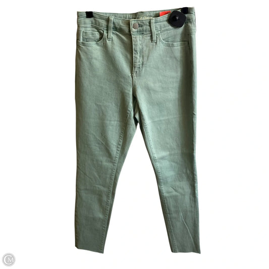 Jeans Skinny By Universal Thread In Green Denim, Size: 0