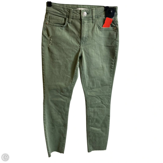 Jeans Skinny By Lc Lauren Conrad In Green Denim, Size: 0