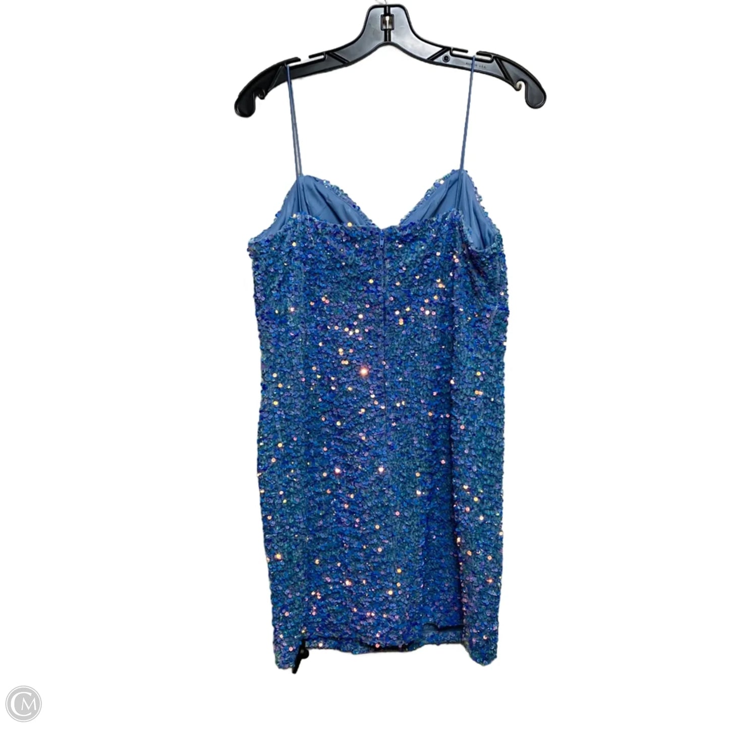 Dress Party Short By Crystal Doll In Blue, Size: Xl